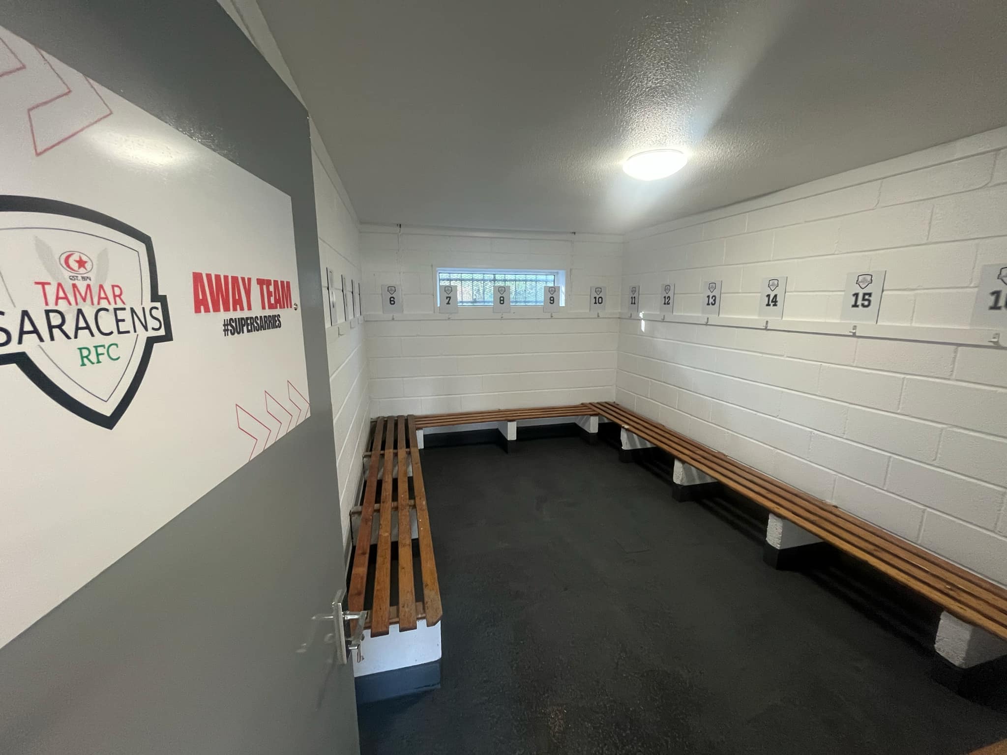 The new physio room and tuck shop
